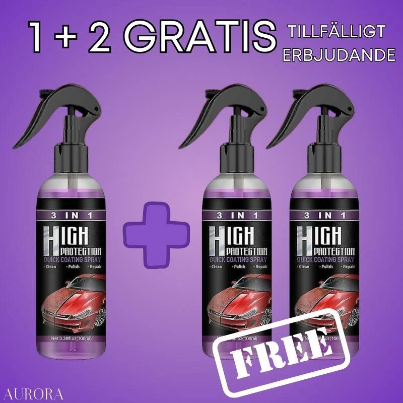 1 + 2 GRATIS IDAG | 3-in-1 CarSpray™ - Rengör, återställer och skyddar din bil! - Image 3