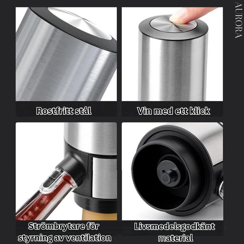 TILLFÄLLIGT 50% RABATT | AeriBlend™ - 3-i-1 vinluftare, förvaringsutrymme och dispenser - Image 6
