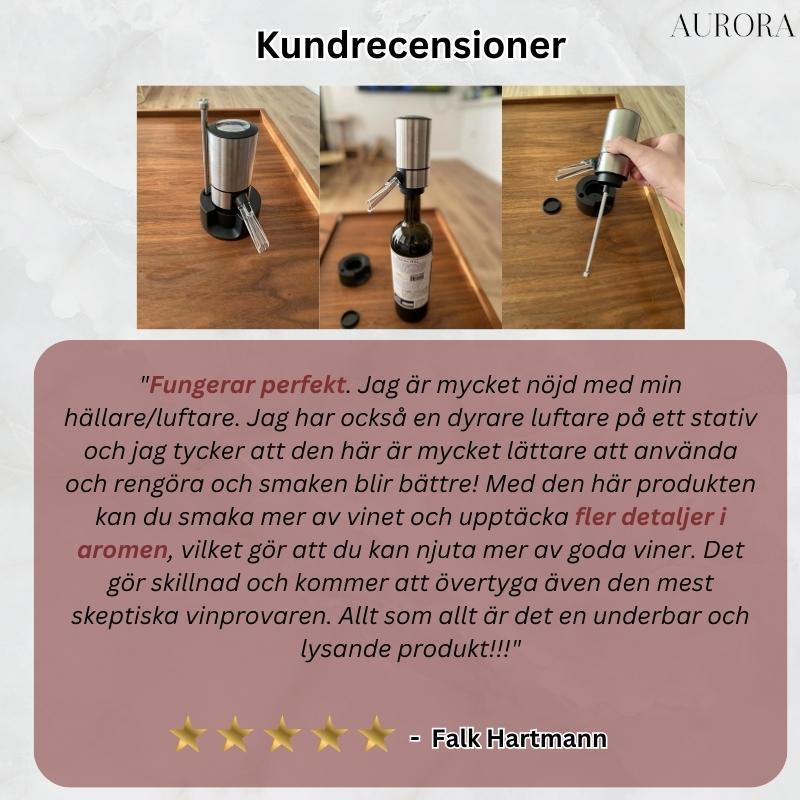 TILLFÄLLIGT 50% RABATT | AeriBlend™ - 3-i-1 vinluftare, förvaringsutrymme och dispenser - Image 8