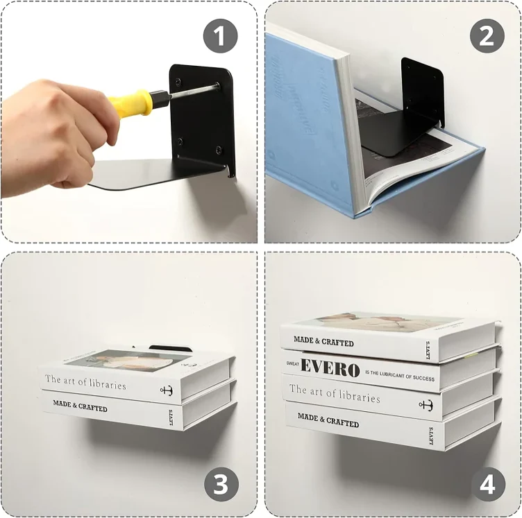 TILLFÄLLIGT 50% RABATT | AirBooks™ | Osynliga Flytande Bokhyllor - Image 3