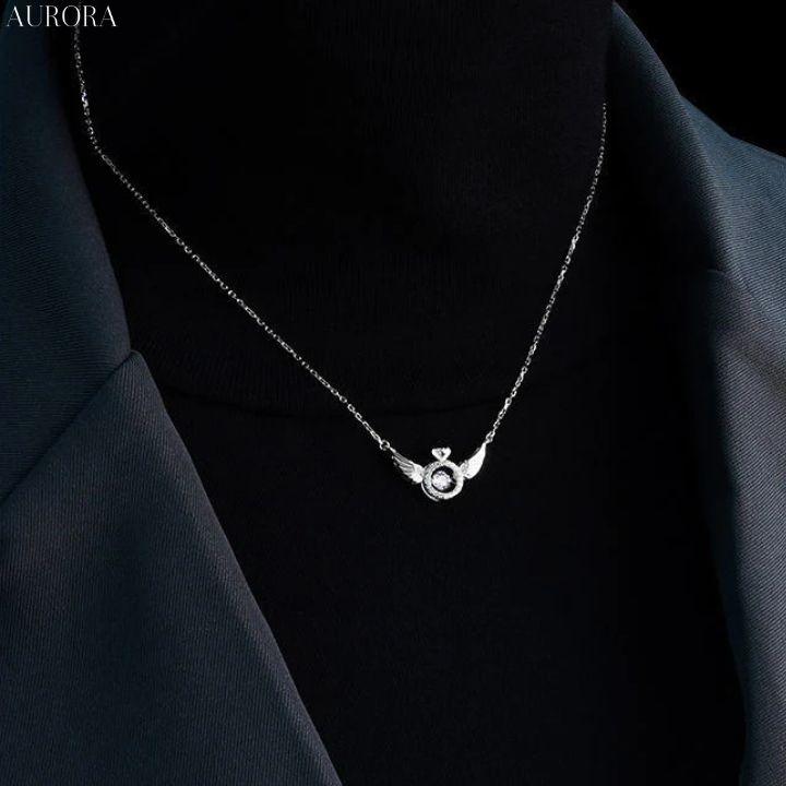 1+1 GRATIS IDAG | AngelicBond™ | 2-i-1 magnetiskt halsband med hjärta och änglavingar - Image 4