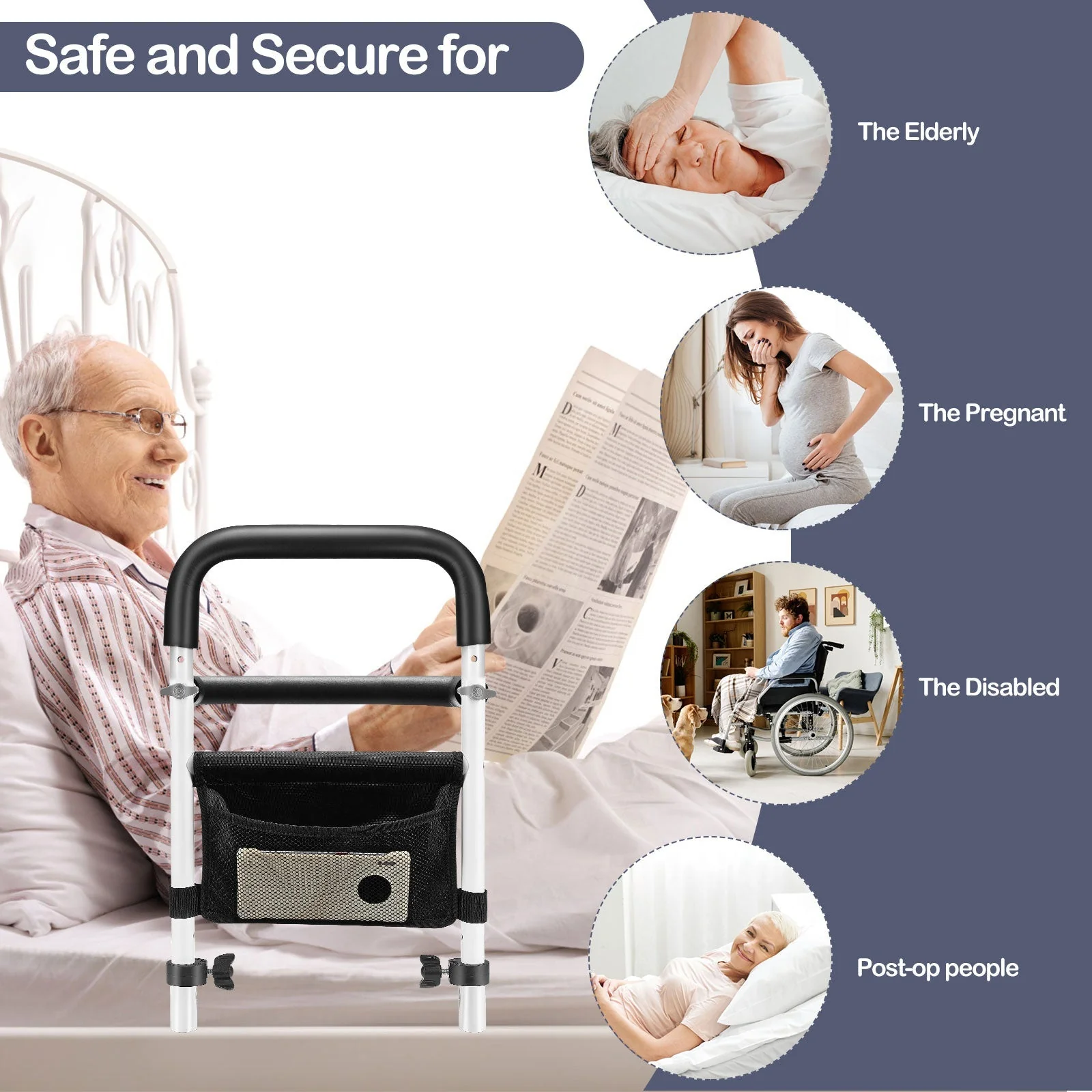 BedAssist™ | Säkerhetsräcke för säng - Image 2