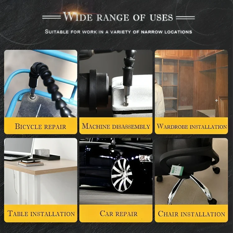 TILLFÄLLIGT 50% RABATT | BendBit™ | Flexibel borrförlängningssats - Image 5