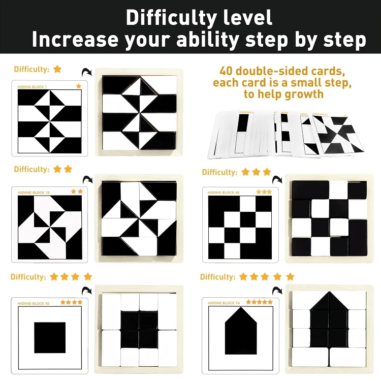 TILLFÄLLIGT 50% RABATT | BrainBlocks™ | Montessori 3D-pusselblock - Image 4