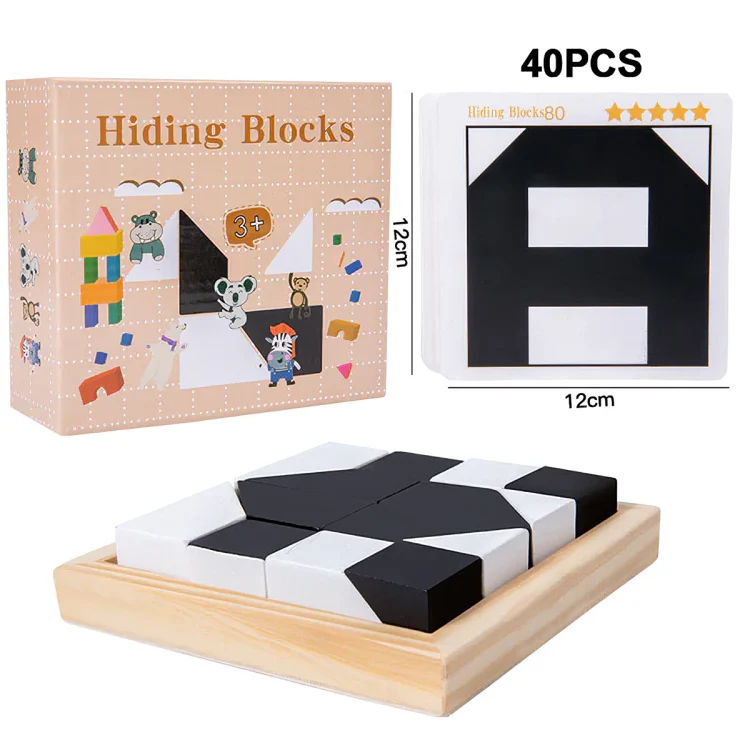 TILLFÄLLIGT 50% RABATT | BrainBlocks™ | Montessori 3D-pusselblock - Image 6