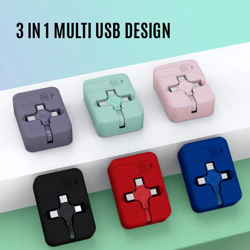 ChargeHub™ | 3-i-1 USB-snabbladdningskabel - Image 2