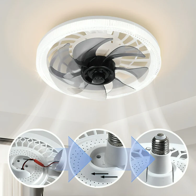 ComfortFan™ | Justerbar tyst fläktlampa - Image 3