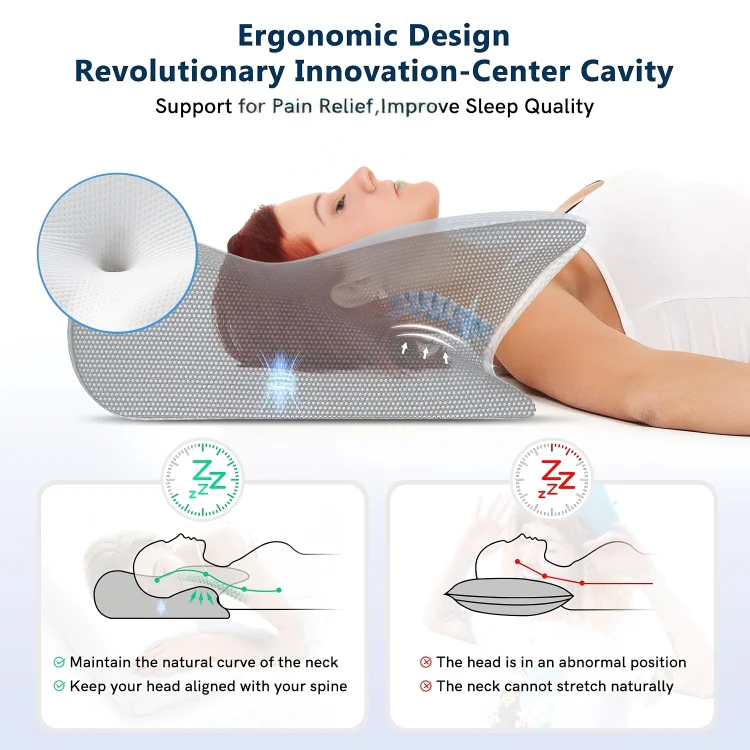 ComfortPro™ | Ortopedisk nackkudde i memory foam - Image 3