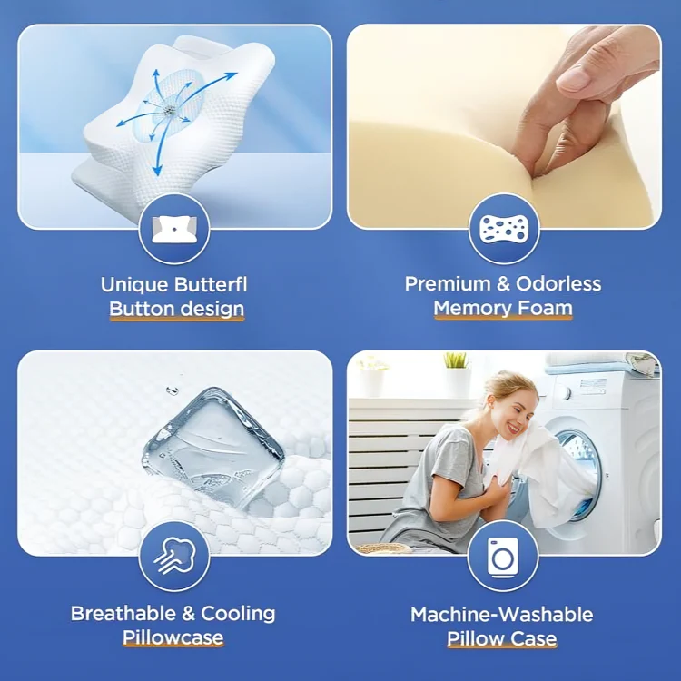 ComfortPro™ | Ortopedisk nackkudde i memory foam - Image 7