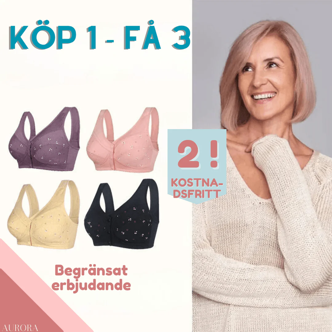 1 + 2 GRATIS IDAG | ComfyBra™ | Tryckknapps-bh - Image 15