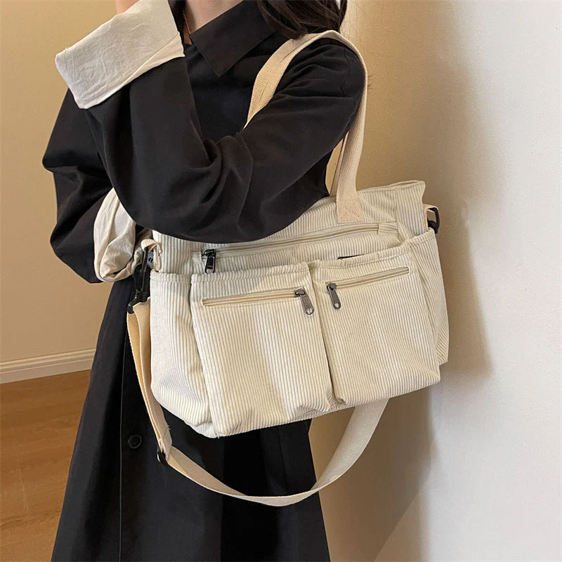 CordyBag™ | Stor Corduroyväska - Image 2