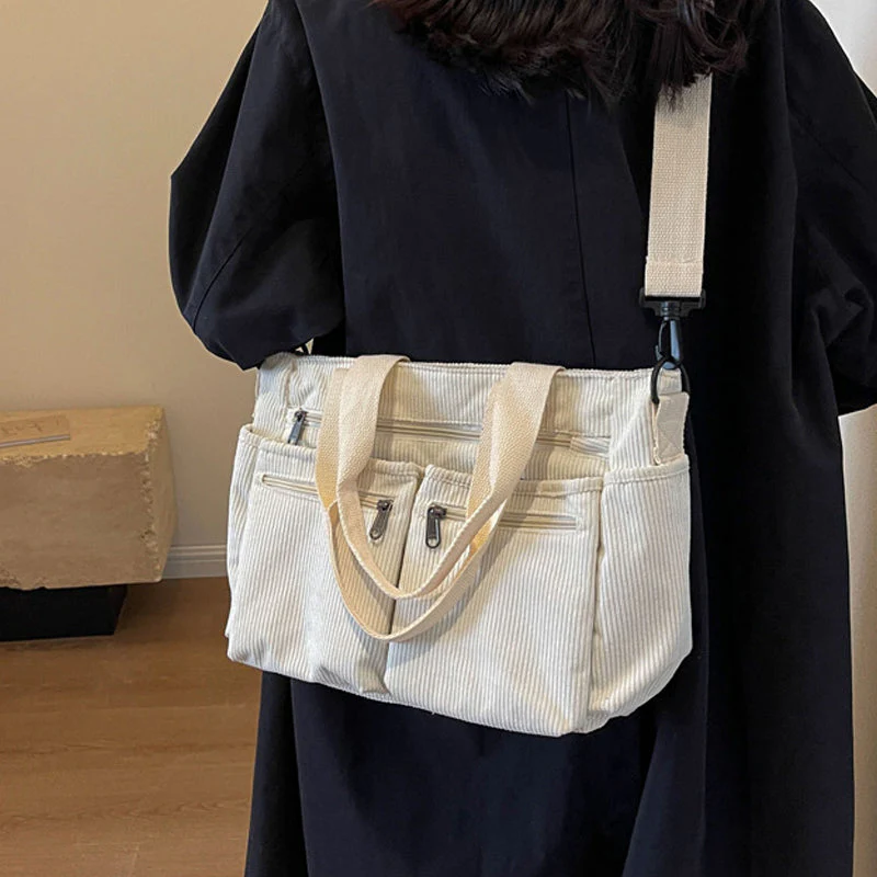 CordyBag™ | Stor Corduroyväska - Image 3