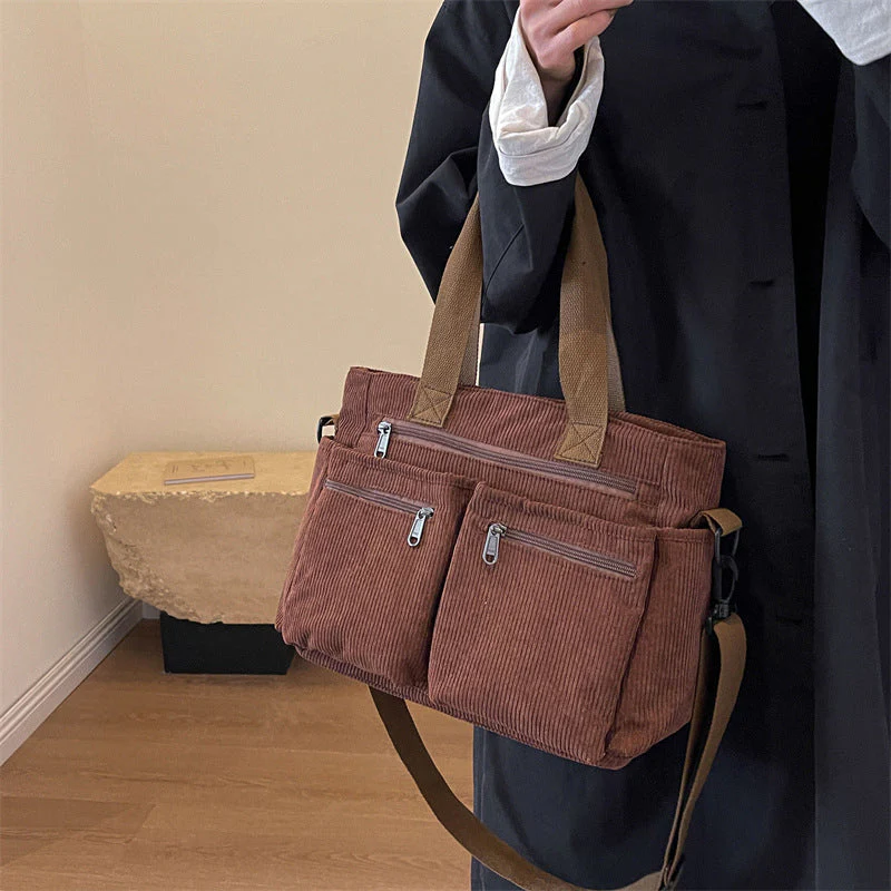 CordyBag™ | Stor Corduroyväska - Image 6
