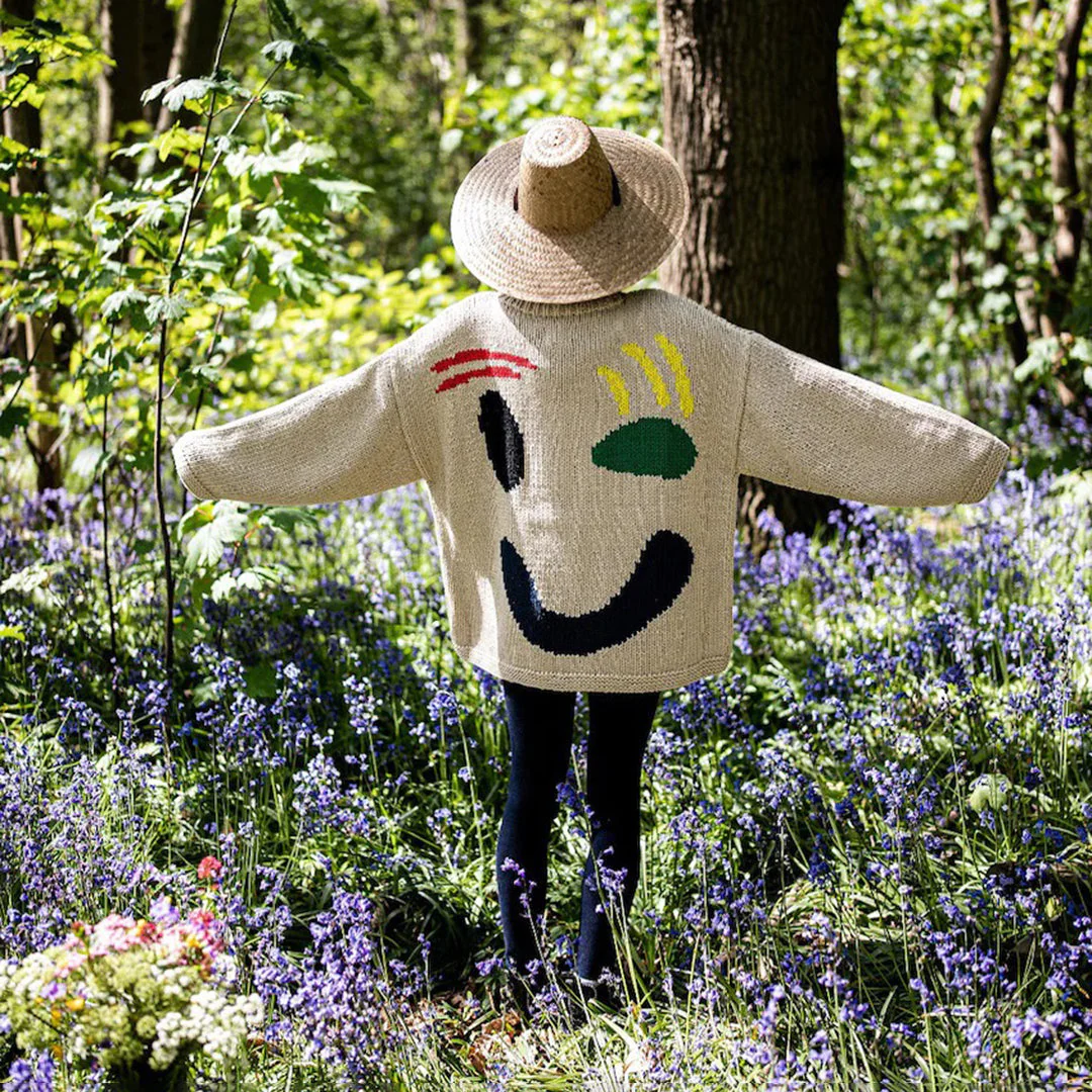 CozyJoy™ | Gladlynt smiley överdimensionerad tröja - Image 4