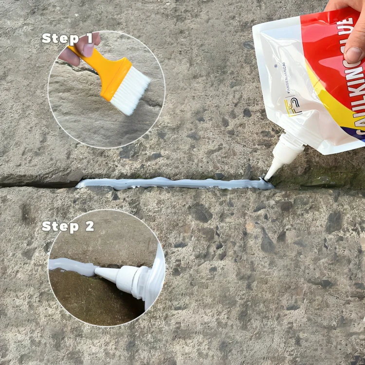 TILLFĂLLIGT 50% RABATT | CrackSealâą | VattentĂ€tt betongsprickreparationsförseglingsmedel - Image 6