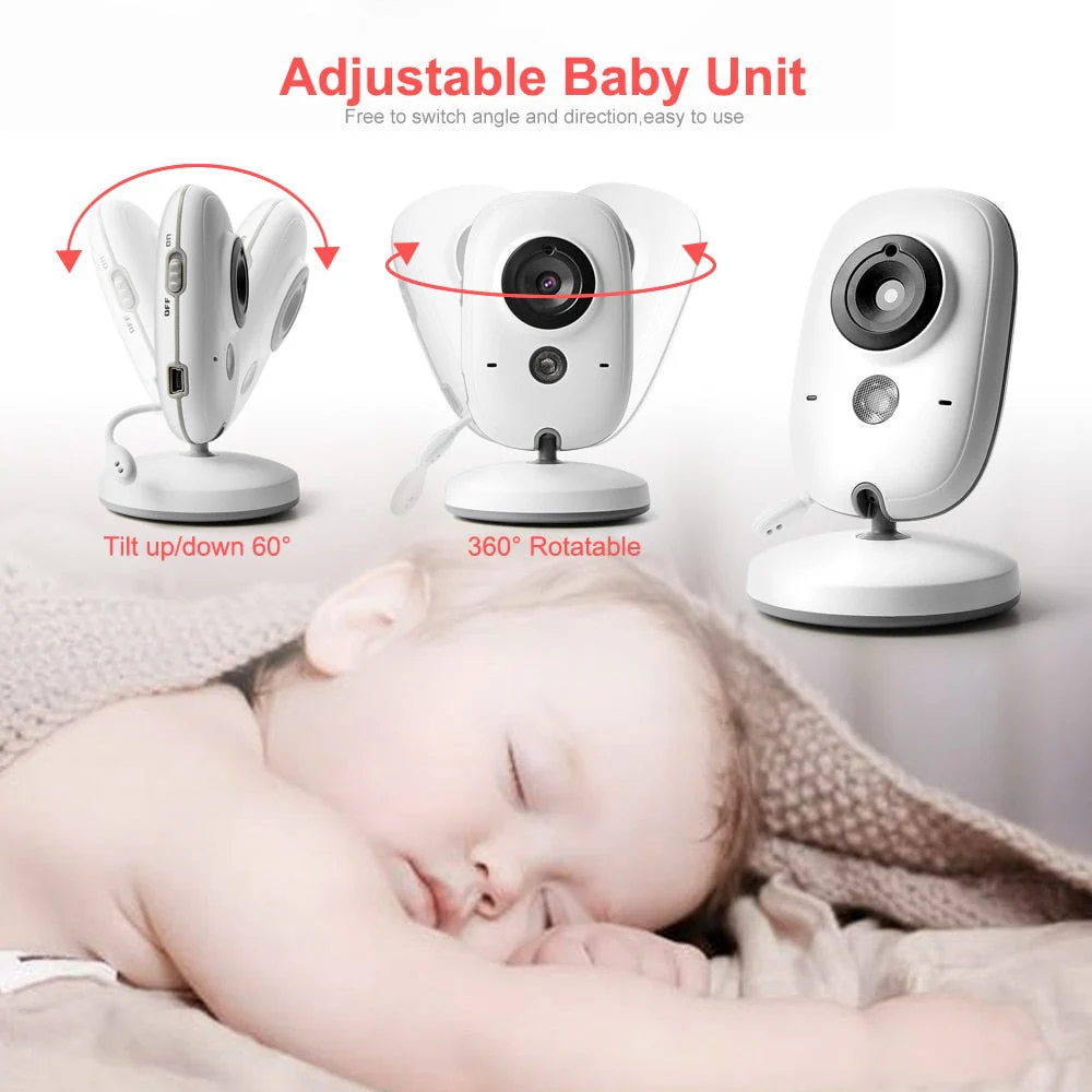 CradleView™ | Trådlös babymonitor med LCD-display och 2-vägs ljudsamtal - Image 6