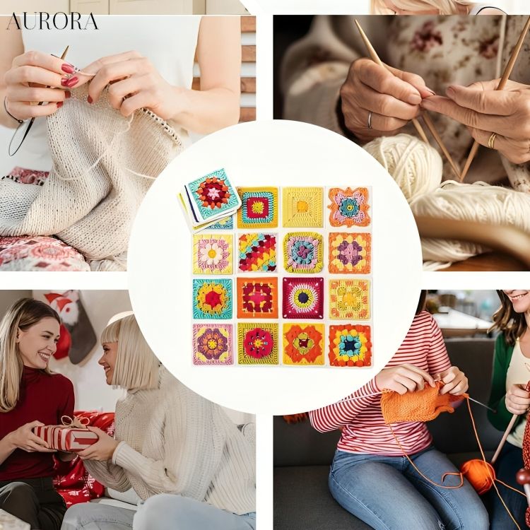 TILLFÄLLIGT 50% RABATT | CrochetDeck™ | Broderigarn stickmönster kort set - Image 6