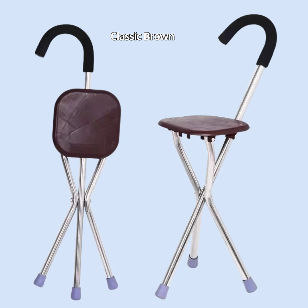 CrutchSeat™ | Hopfällbar kryckpall för äldre - Image 8
