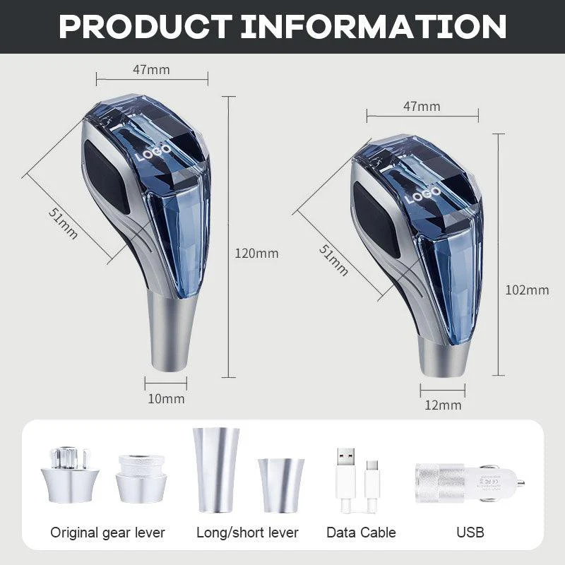 CrystalGear™ | Växelspaksknopp för bil i kristall - Image 9