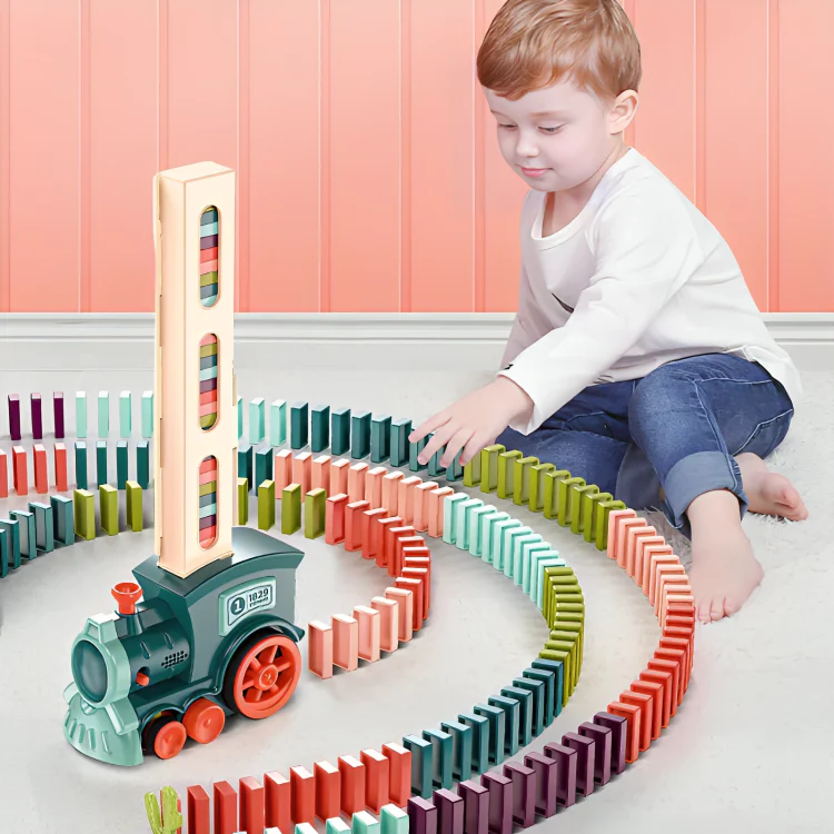 TILLFÄLLIGT 50% RABATT | DominoExpress™ | Domino-tågset för barn - Image 8