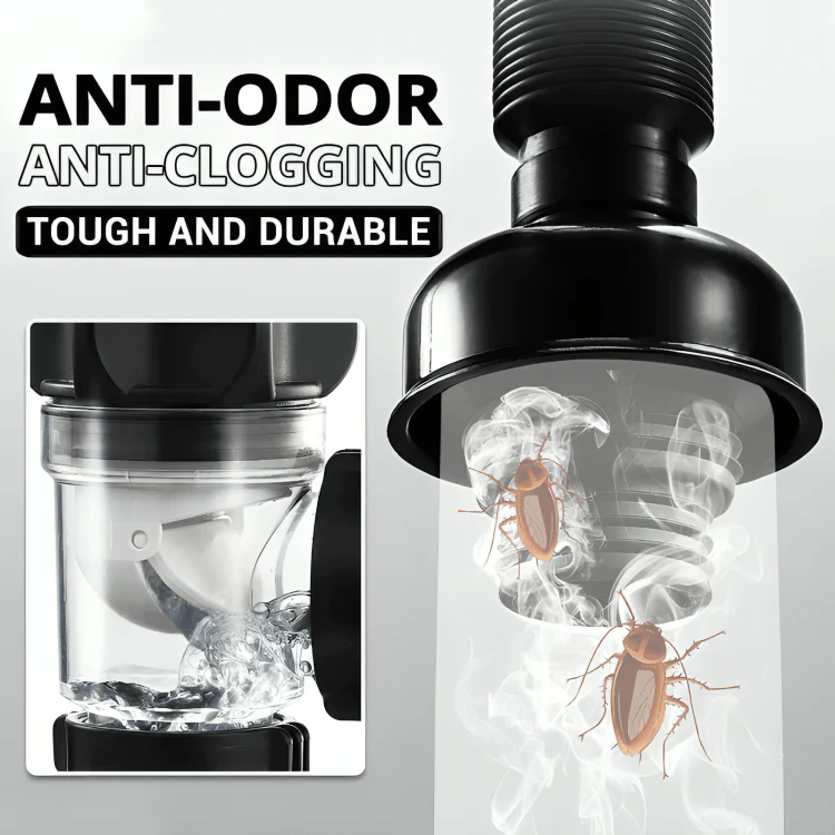 DrainPro™ | Luktfritt teleskopiskt avloppsrör - Image 3