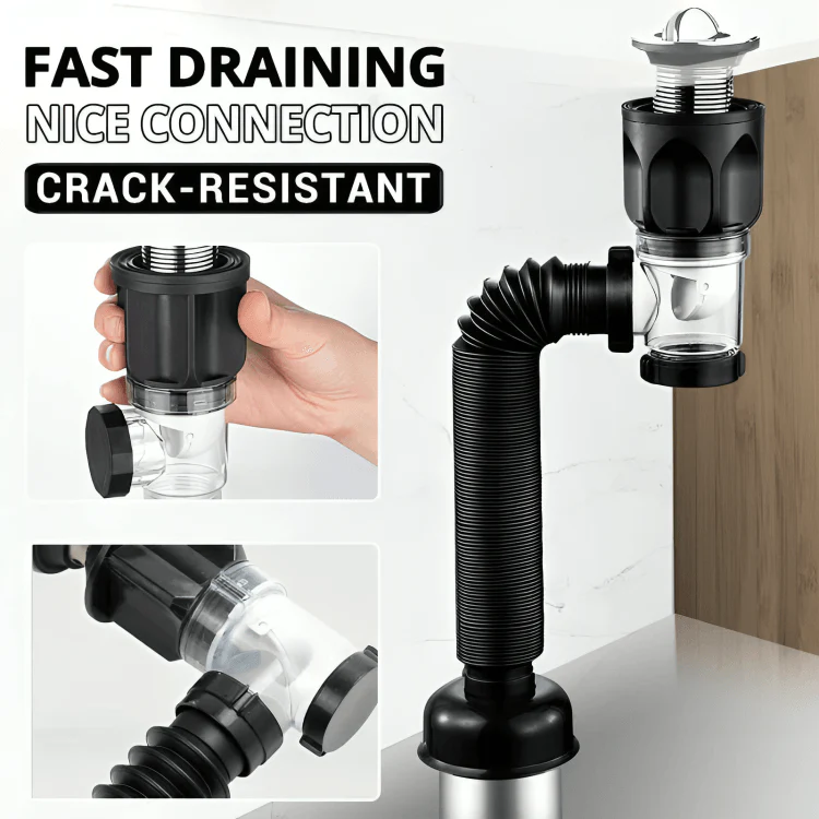 DrainPro™ | Luktfritt teleskopiskt avloppsrör - Image 4