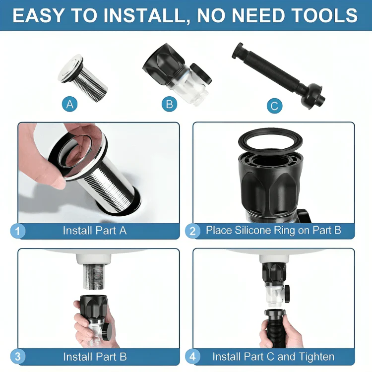DrainPro™ | Luktfritt teleskopiskt avloppsrör - Image 9