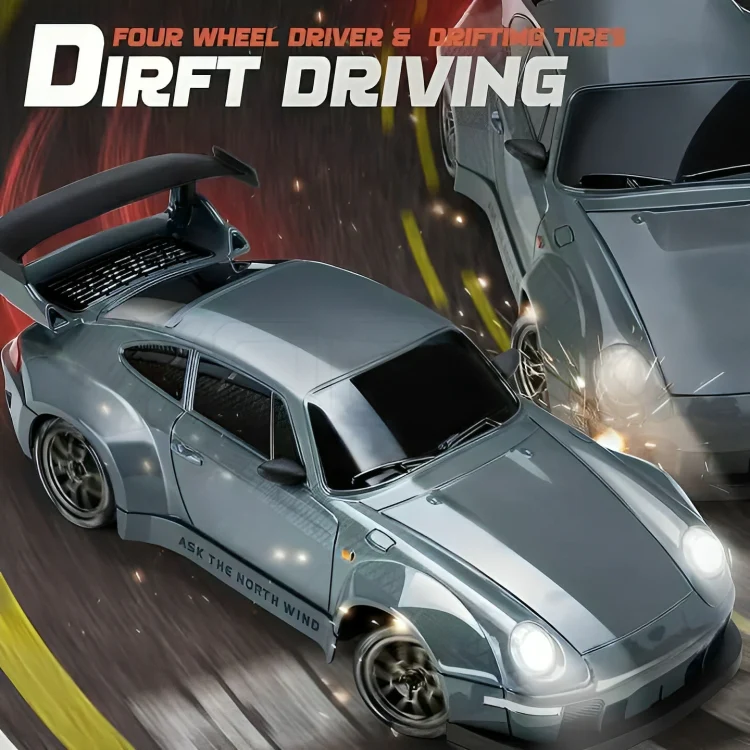 TILLFÄLLIGT 50% RABATT | DriftForce™ | Mini RC Porsche 911 bil - Image 2