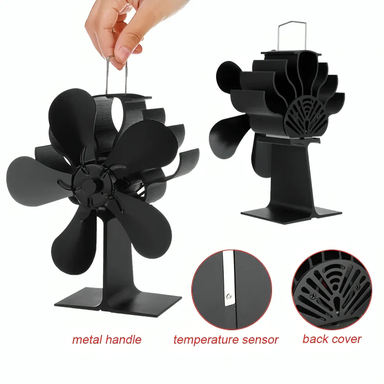 EcoFan™ | Värmedriven spisfläkt med 5 blad - Image 10