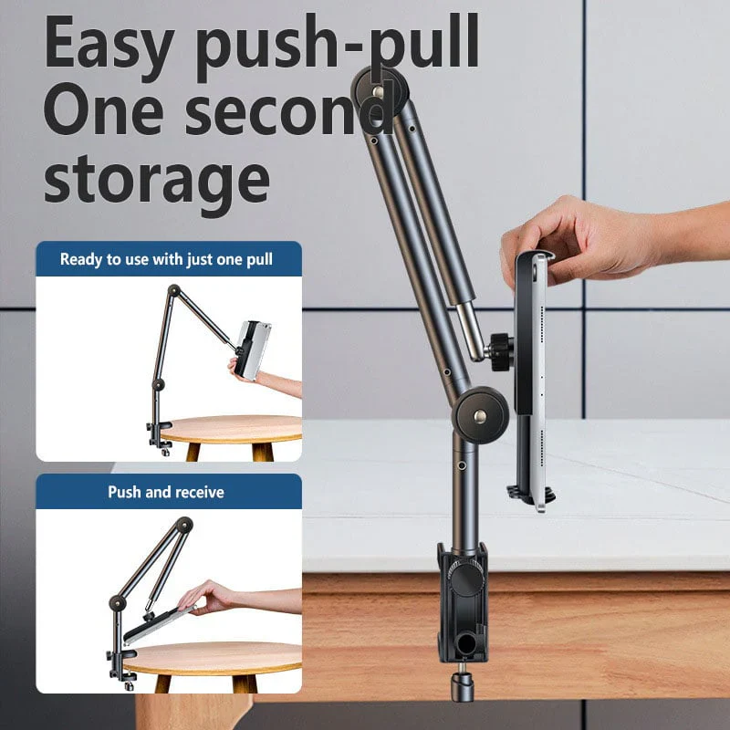 TILLFÄLLIGT 50% RABATT | EliteStand™ | Mångsidig aluminiumhållare för surfplatta och mobiltelefon - Image 3