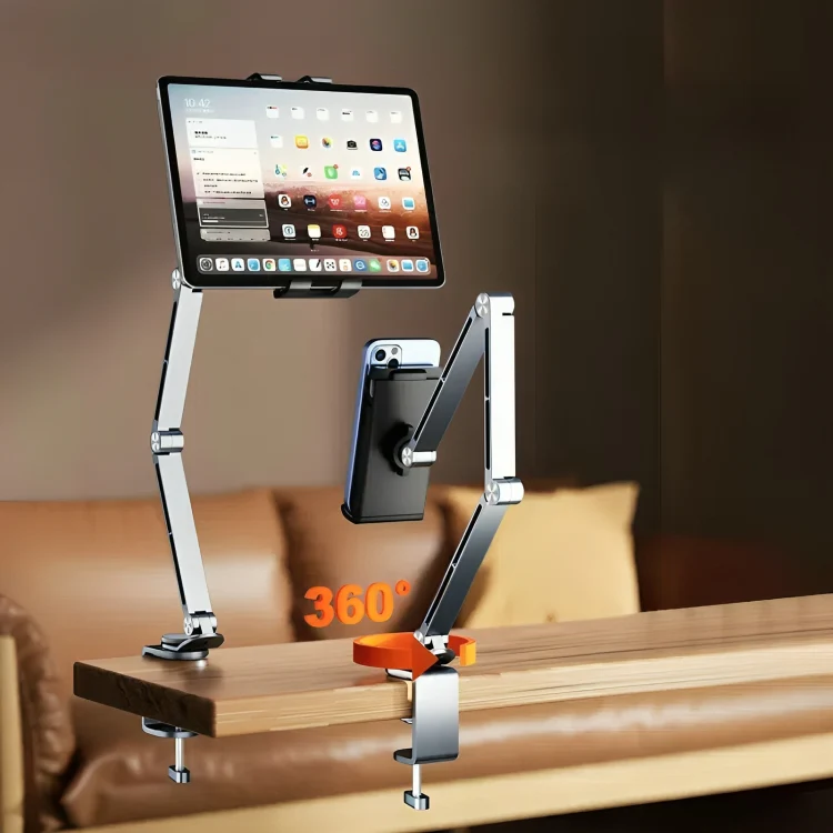 TILLFÄLLIGT 50% RABATT | EliteStand™ | Mångsidig aluminiumhållare för surfplatta och mobiltelefon - Image 4