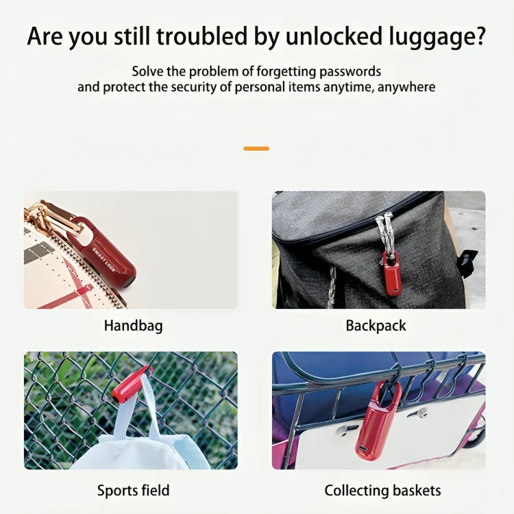TILLFÄLLIGT 50% RABATT | EvoLock™ | Biometriskt minihänglås - Image 3