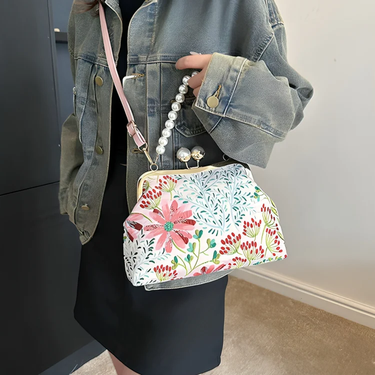 FleurLuxe™ | Vintage blomsterbroderad handväska - Image 6