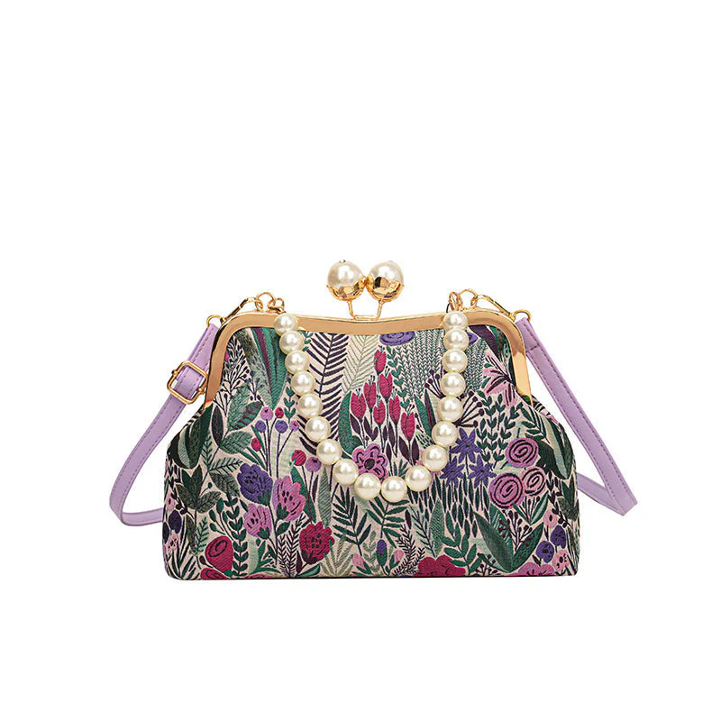 FleurLuxe™ | Vintage blomsterbroderad handväska - Image 7