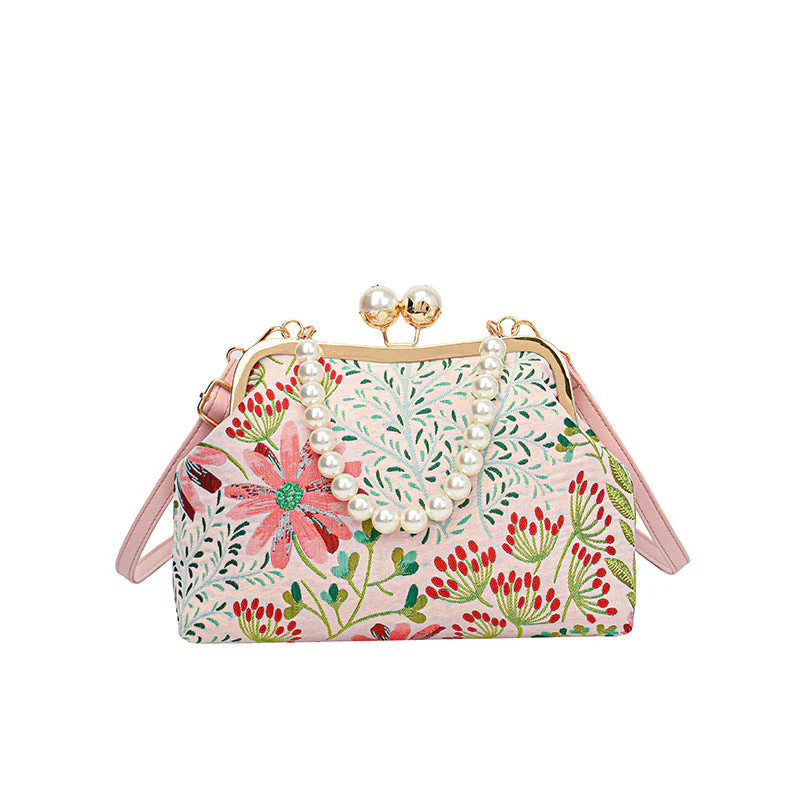 FleurLuxe™ | Vintage blomsterbroderad handväska - Image 8