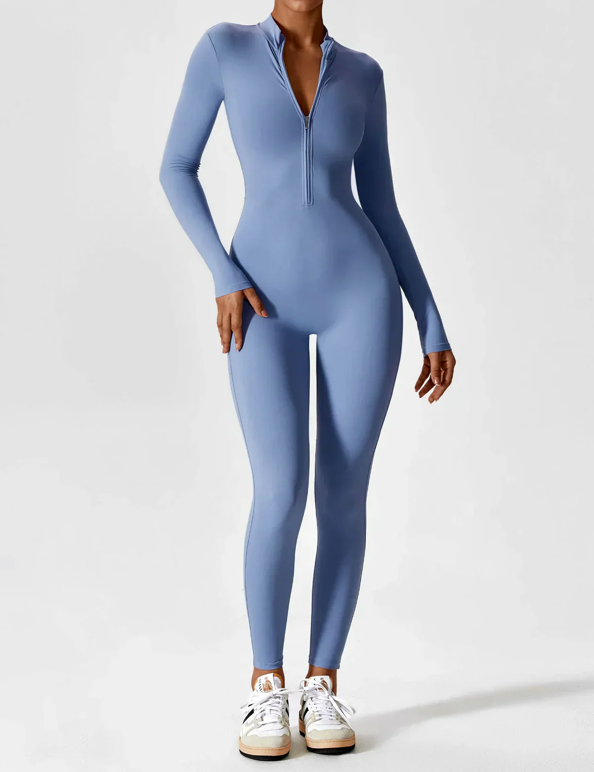 FlexiSuit™ | Yoga träningsoverall med dragkedja - Image 13