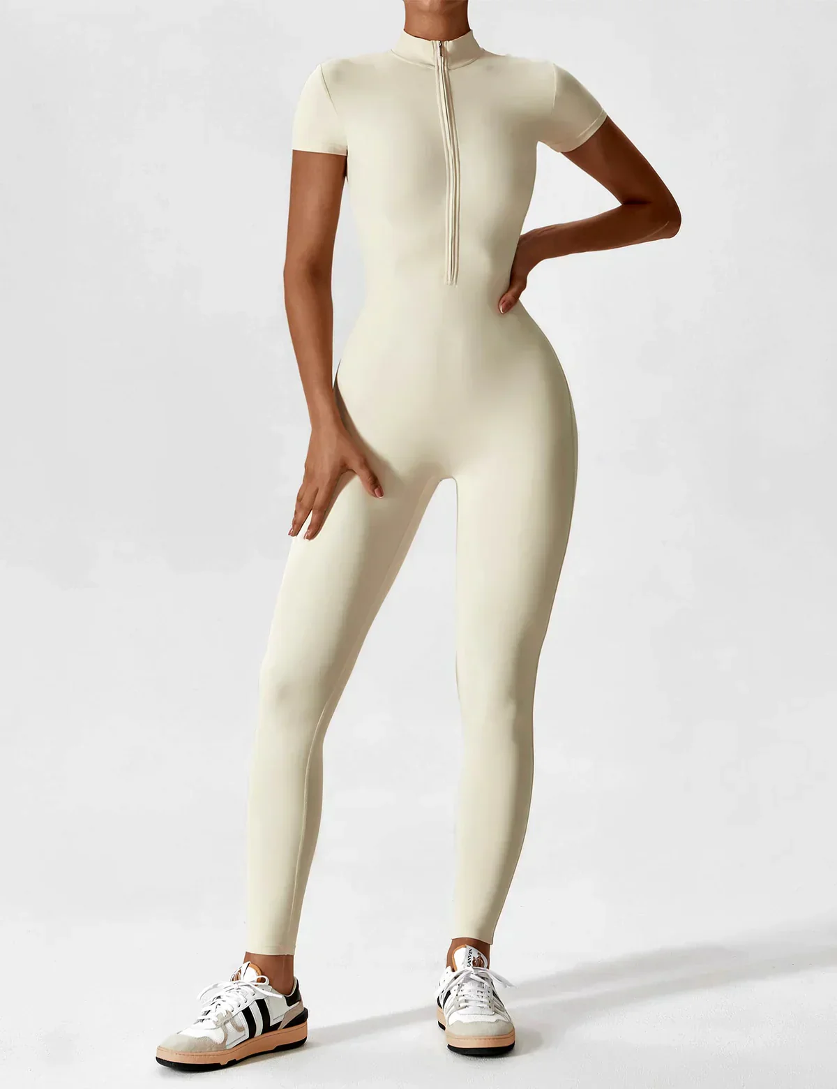 FlexiSuit™ | Yoga träningsoverall med dragkedja - Image 18