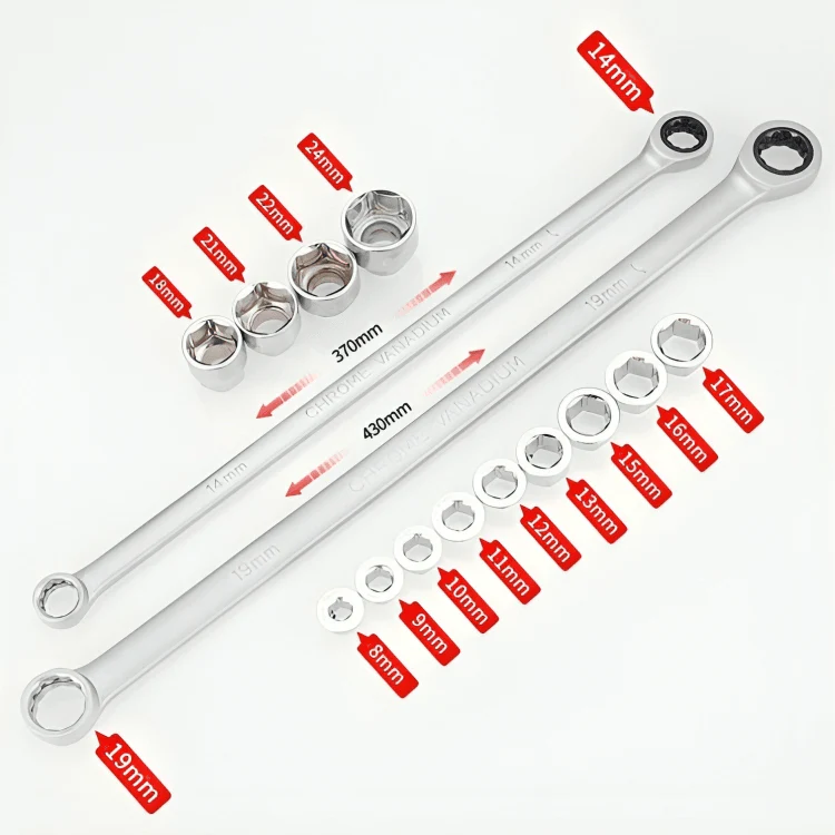 FlexiWrench™ | Spärrnyckelsats Med 15 Delar - Image 7