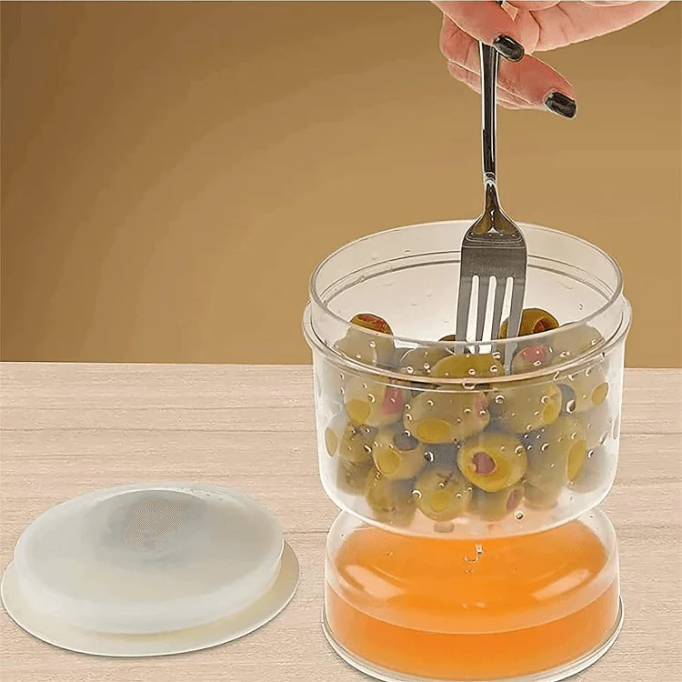 TILLFÄLLIGT 50% RABATT | FlipJar™ | Gurk- Och Olivburk Med Sil - Image 13