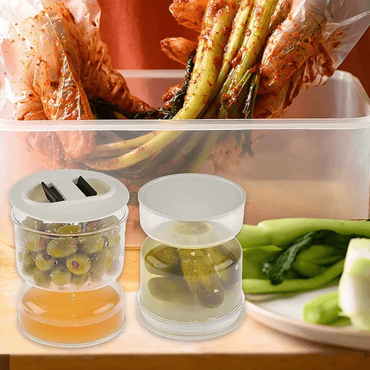 TILLFÄLLIGT 50% RABATT | FlipJar™ | Gurk- Och Olivburk Med Sil - Image 8