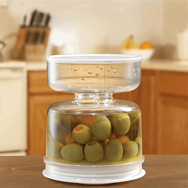TILLFÄLLIGT 50% RABATT | FlipJar™ | Gurk- Och Olivburk Med Sil - Image 9