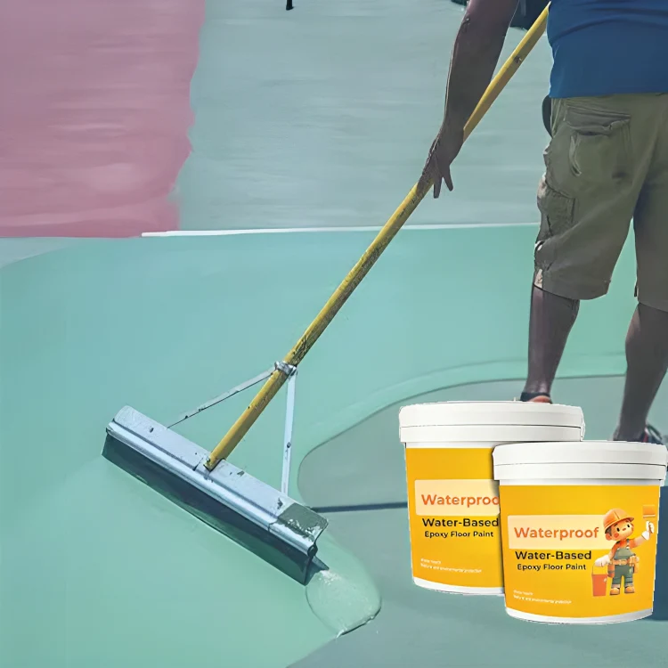 FloorArmor™ | Vattentät vattenbaserad epoxigolvfärg