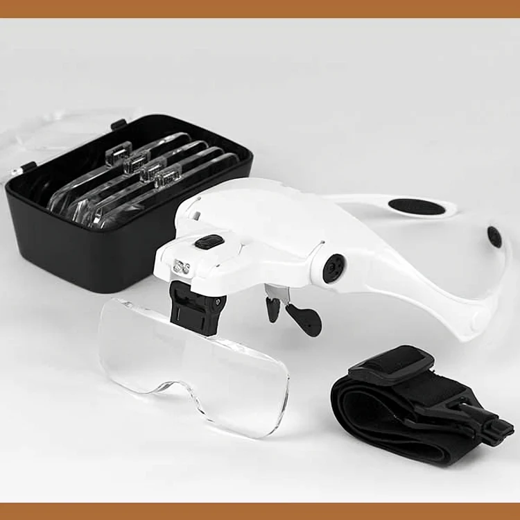 FocusLens™ | Förstoringsglas pannband med LED-lampa - Image 7