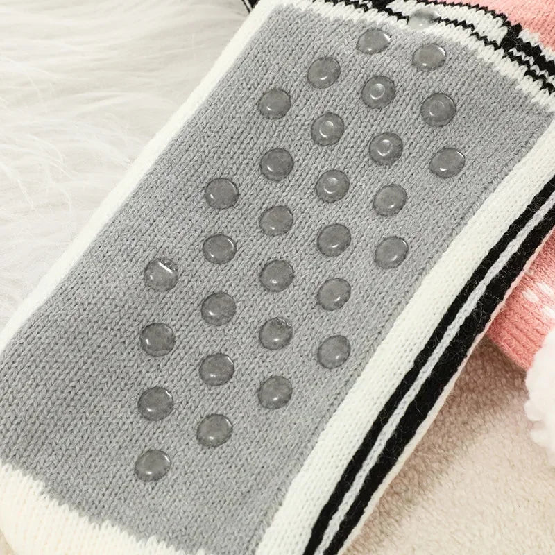 TILLFÄLLIGT 50% RABATT | FuzzySole™ | Vintervarma, plyschfodrade, halkfria toffelstrumpor - Image 3