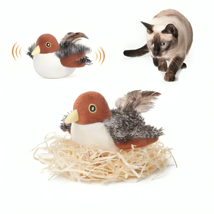 1 + 1 GRATIS IDAG | FuzzyTweet™ | Interaktiv kattleksak - Image 11