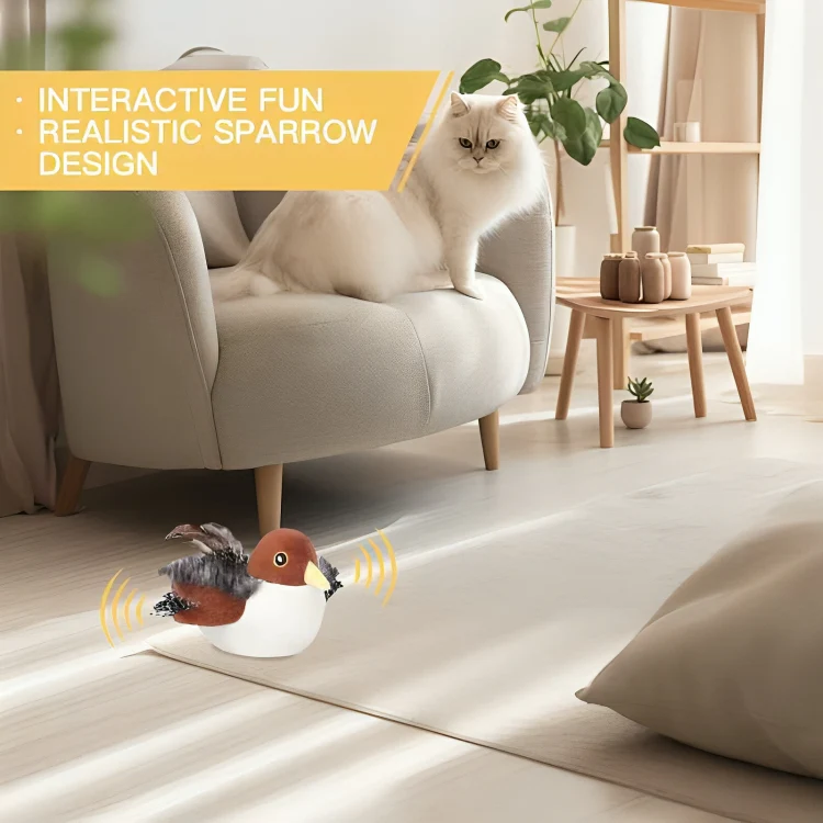1 + 1 GRATIS IDAG | FuzzyTweet™ | Interaktiv kattleksak - Image 3