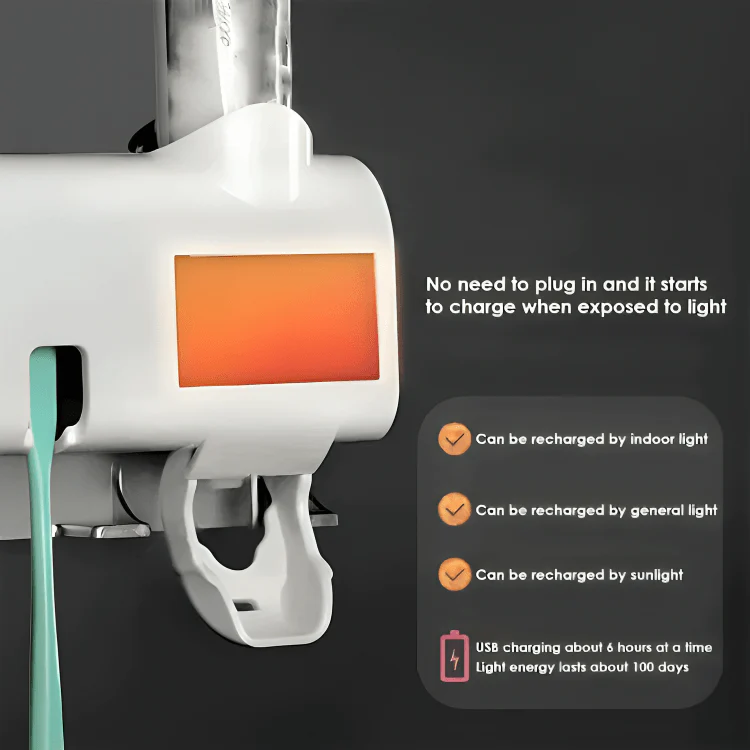 GermShield⹠| Smart UV-tandborsthÄllare - Image 4