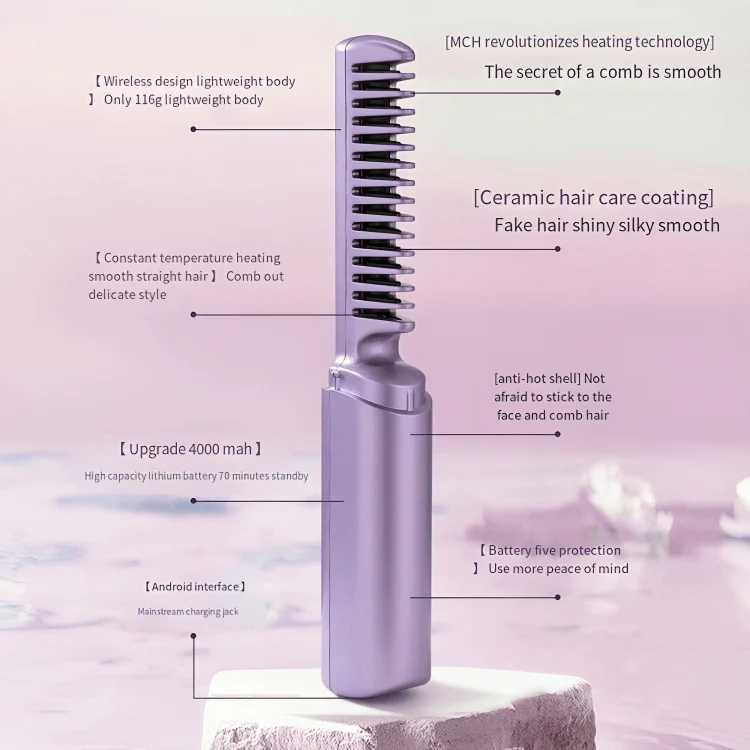 GlamComb™ | Borste för hårglättare - Image 5