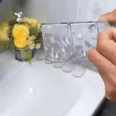 GlamHooks™ | Vägghylla I Plast No-Punch Krok - Image 13