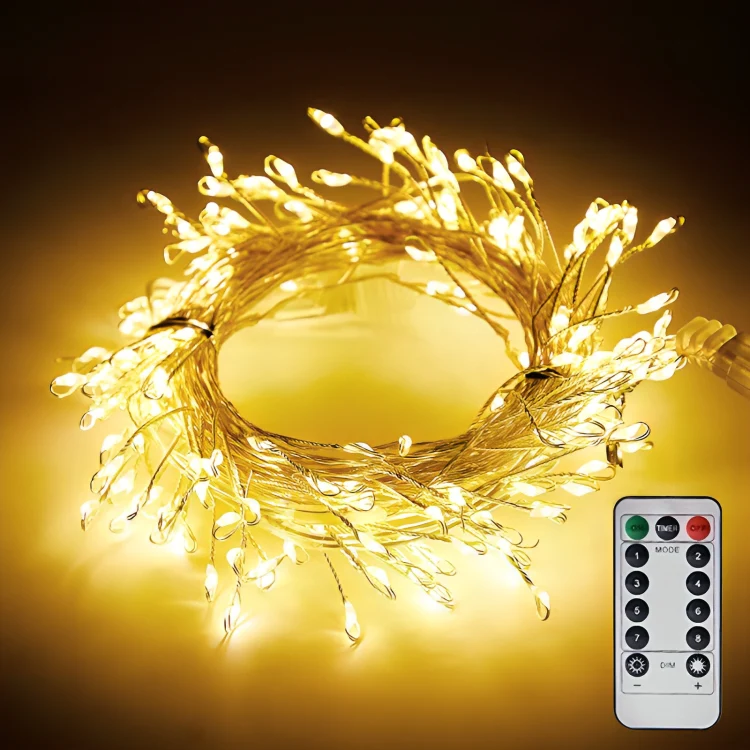 TILLFÄLLIGT 50% RABATT | GlowFlare™ | Koppartråd fyrverkeri ljusslinga - Image 9